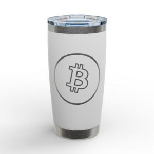 Original Bitcoin Tumbler — 20oz Laser-Engraved Stainless