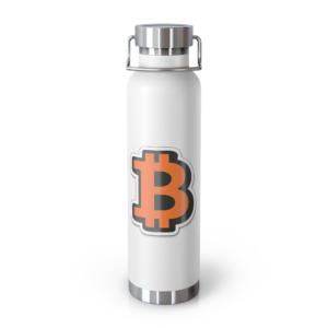 Bitcoin B Insulated Bottle — 22oz Copper Sound Money