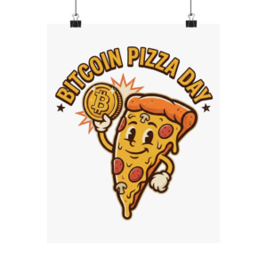 Bitcoin Pizza Day Poster — May 22, 2010