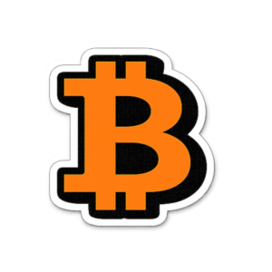 Bitcoin B Sticker — Kiss-Cut Vinyl