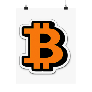 Bitcoin ₿ Poster — Sovereign Money Art Print