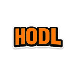 HODL Sticker — Kiss-Cut Vinyl