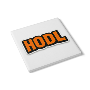 HODL Coaster - Diamond Hands, Protected Surface