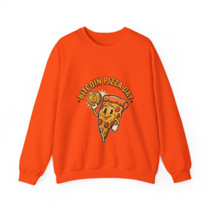 Bitcoin Pizza Day Crewneck Sweatshirt
