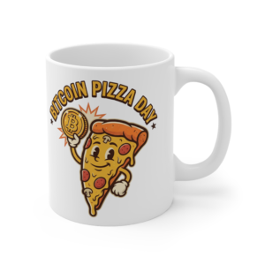 Bitcoin Pizza Day Mug — 10,000 BTC Per Cup